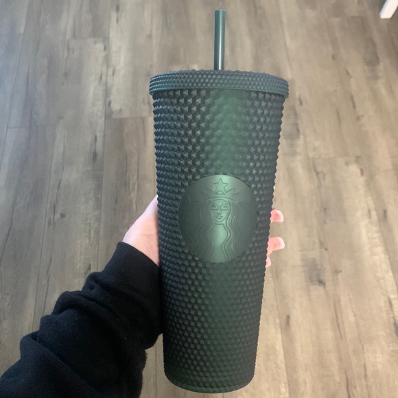 Starbucks Other - Black with green tint Starbucks cup